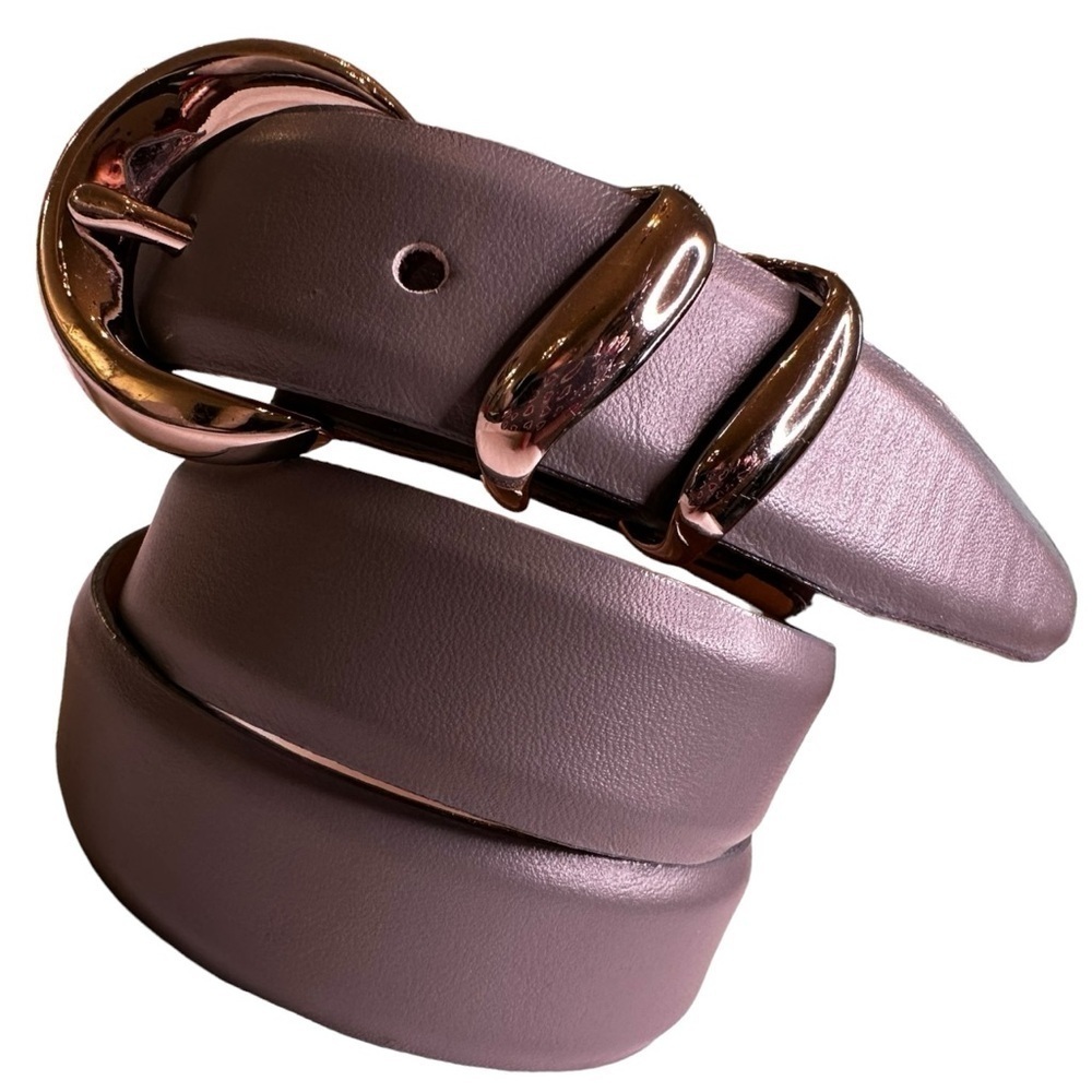 Talbots Vintage 90s Grey Genuine Leather Belt